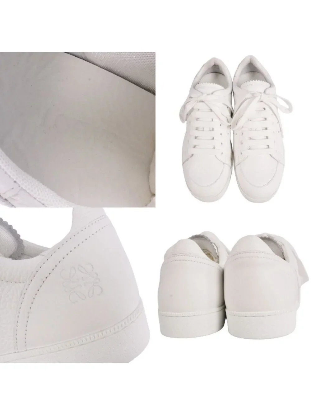 Loewe Sneakers Low Cut Anagram Leather Shoes
